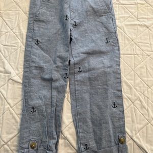Janie and Jack Anchor Roll-Cuff Pants